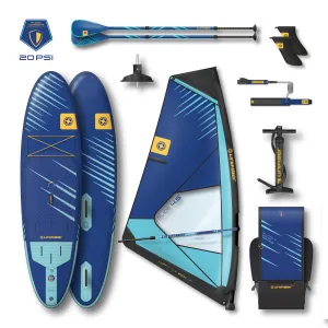 Oxygen iWindSup FCD 10'7" & Glide 4.5 Rig   Paddle   Leash