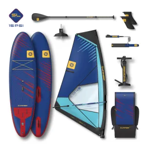 Oxygen iWindSup SL 10'7" & Glide 5.5 Rig   Paddle   Leash