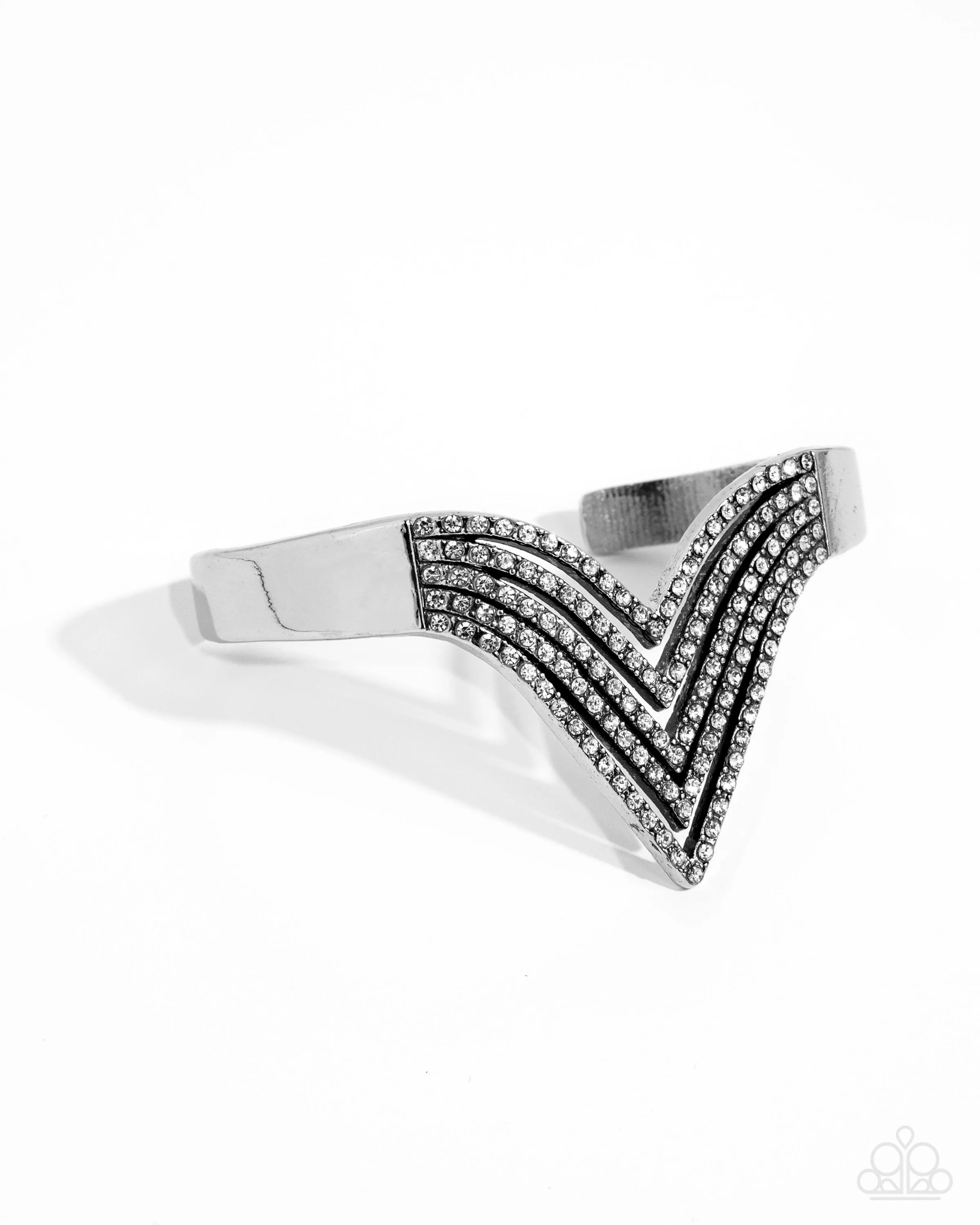 Paparazzi Pressure Point - White Bracelet