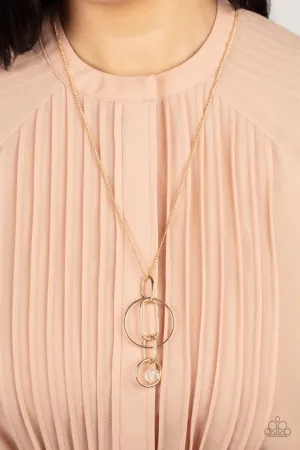 Park Avenue Palace Gold Paparazzi Necklace