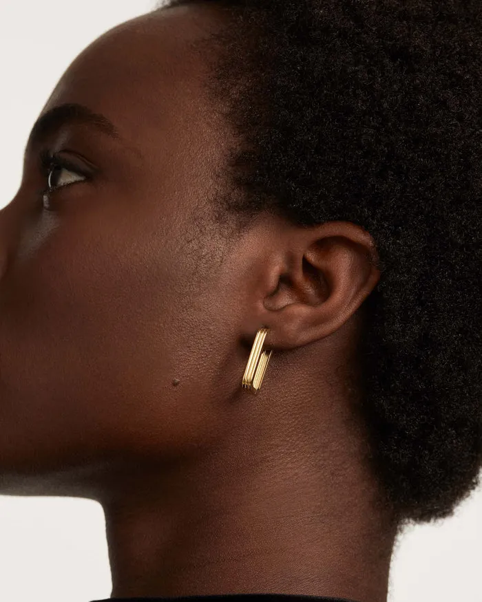 PDPaola Super Nova Gold Earrings