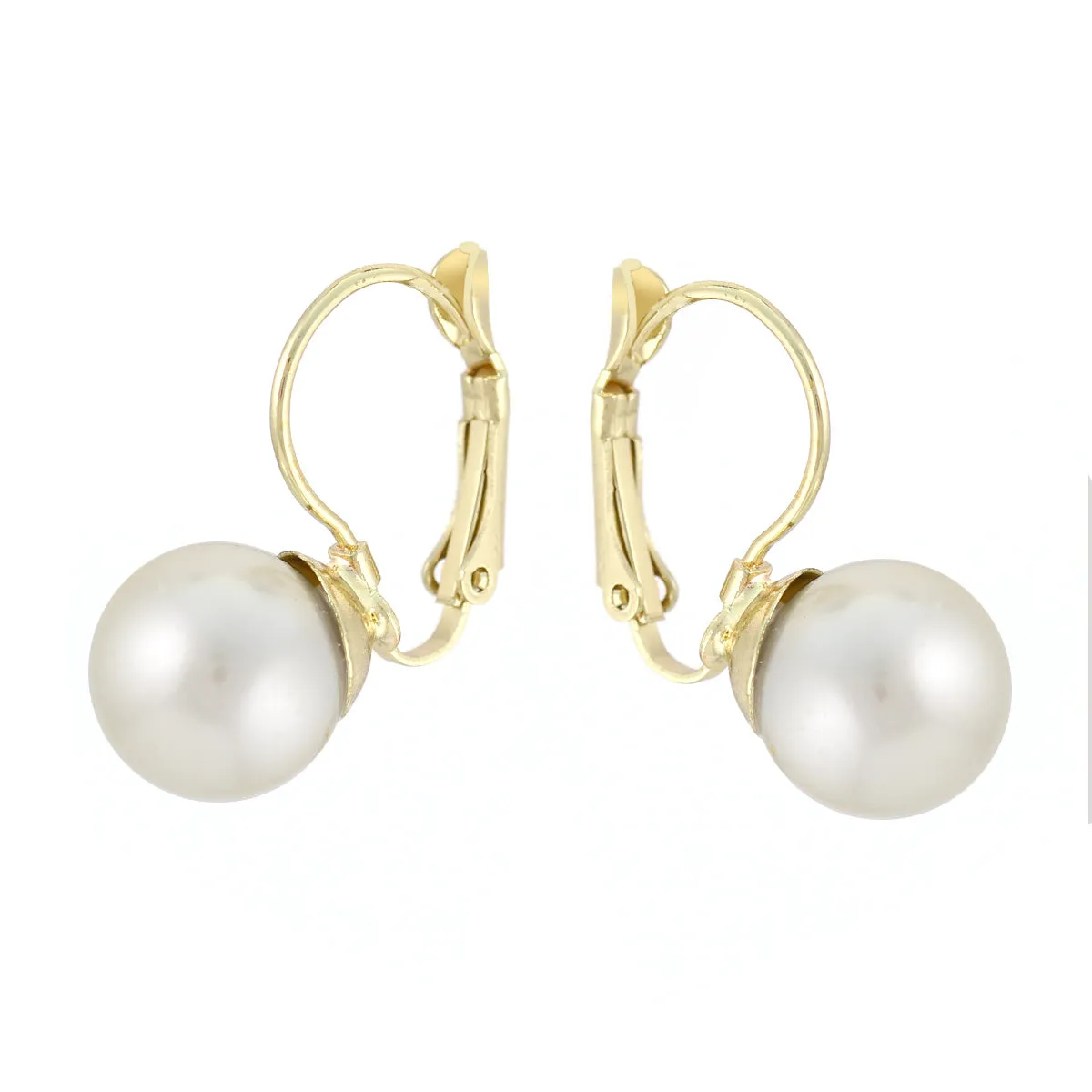 PEARL GOLD DROP EARRINGS #SWR-CP4703 (AF12)