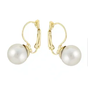 PEARL GOLD DROP EARRINGS #SWR-CP4703 (AF12)