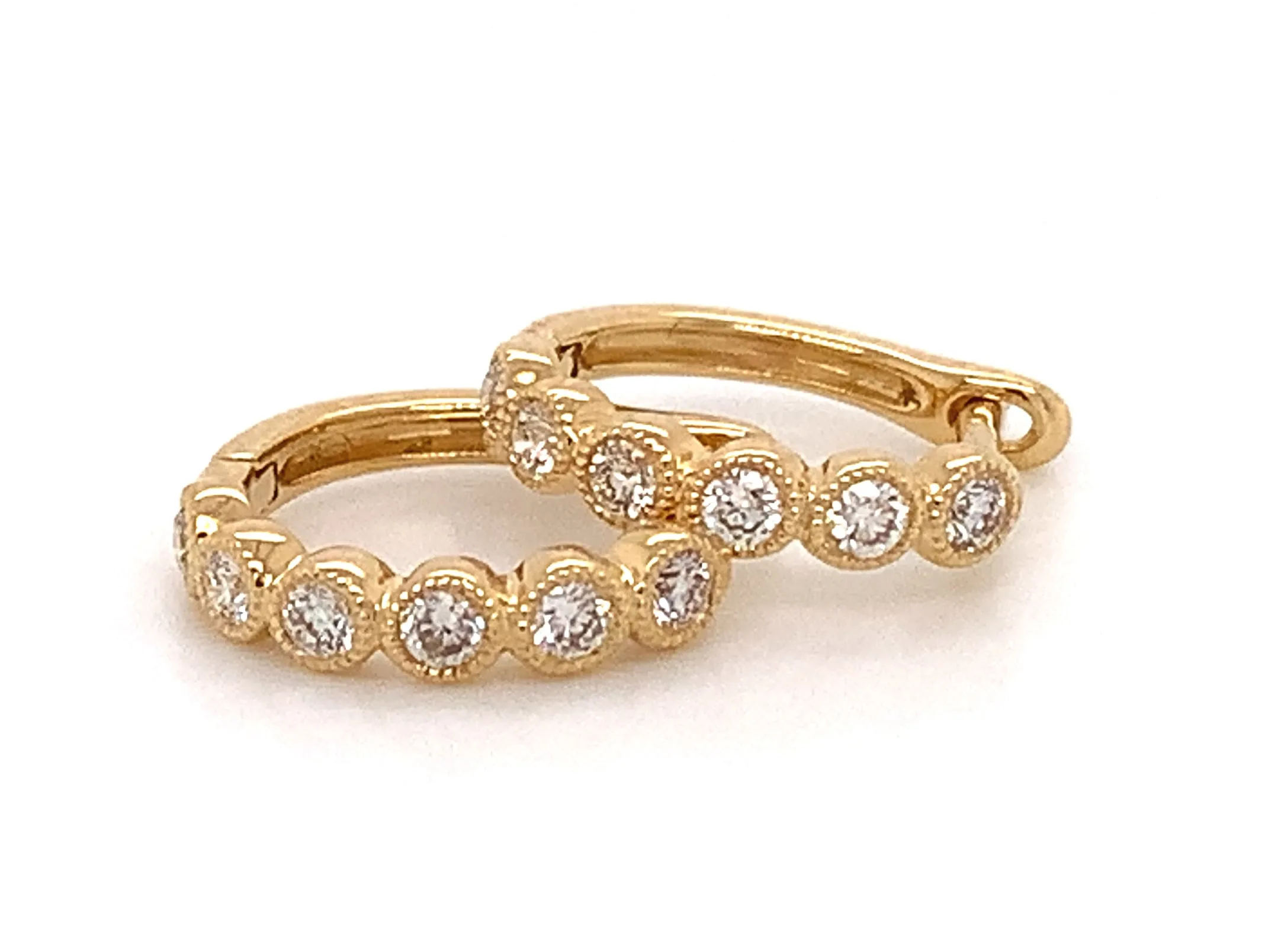 Petite Diamond Huggie Earrings 0.23ctw