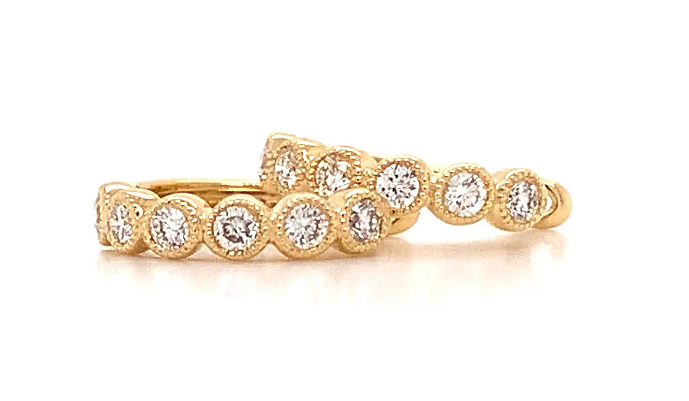 Petite Diamond Huggie Earrings 0.23ctw