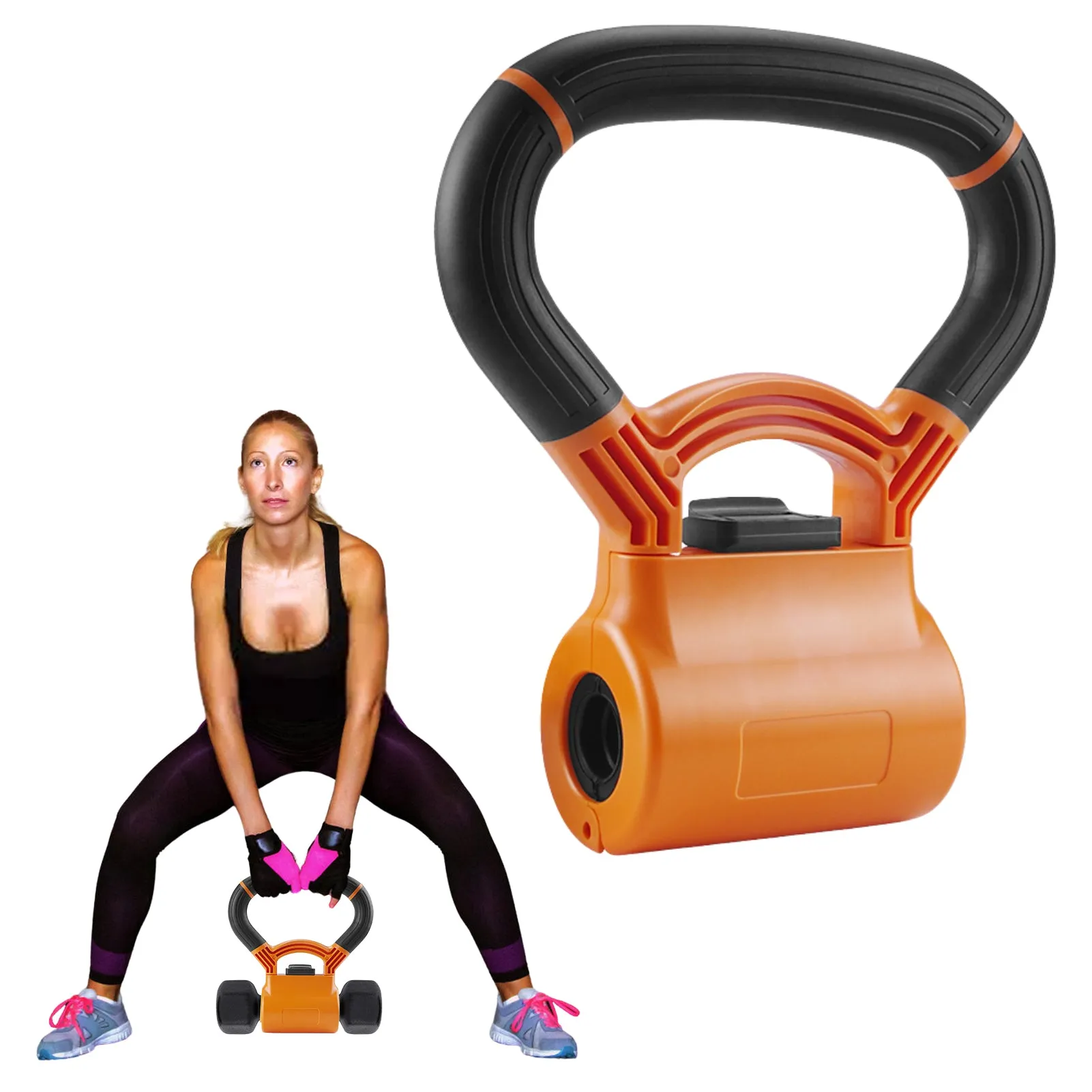 Premium Adjustable Dumbbell Grip – Portable Weightlifting Handle for Fitness, Comfortable Kettlebell Grip for Exercise, Adjustable and Easy-to-Use Weight Handle for Effective Workouts