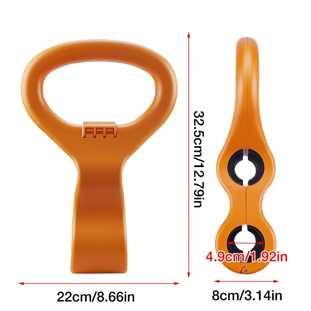 Premium Adjustable Dumbbell Grip – Portable Weightlifting Handle for Fitness, Comfortable Kettlebell Grip for Exercise, Adjustable and Easy-to-Use Weight Handle for Effective Workouts