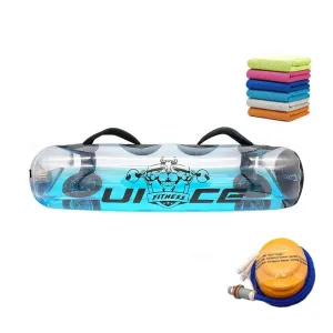 Premium Fitness Aqua Bag – Adjustable Water Weightlifting Sandbag for Core Training & Full Body Workout – Durable PVC, Home Gym Exercise Tool for CrossFit & Bodybuilding – 20KG/35KG Capacity, Includes Pump