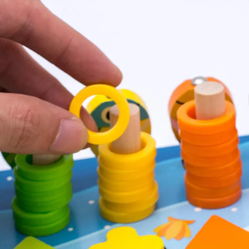 Promoting Skills - Montessori Wooden Play Board
