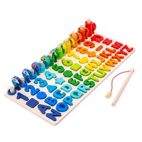 Promoting Skills - Montessori Wooden Play Board