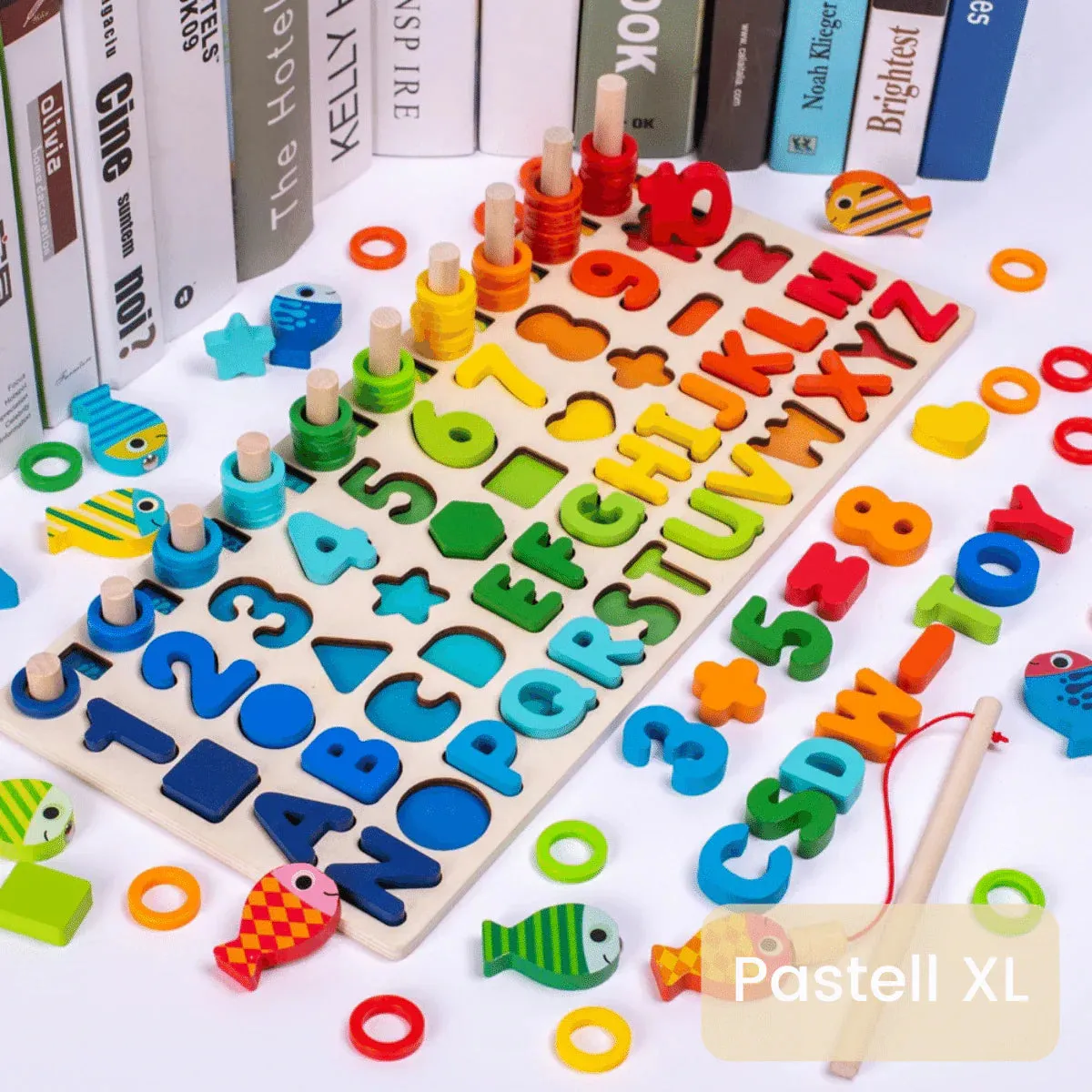 Promoting Skills - Montessori Wooden Play Board