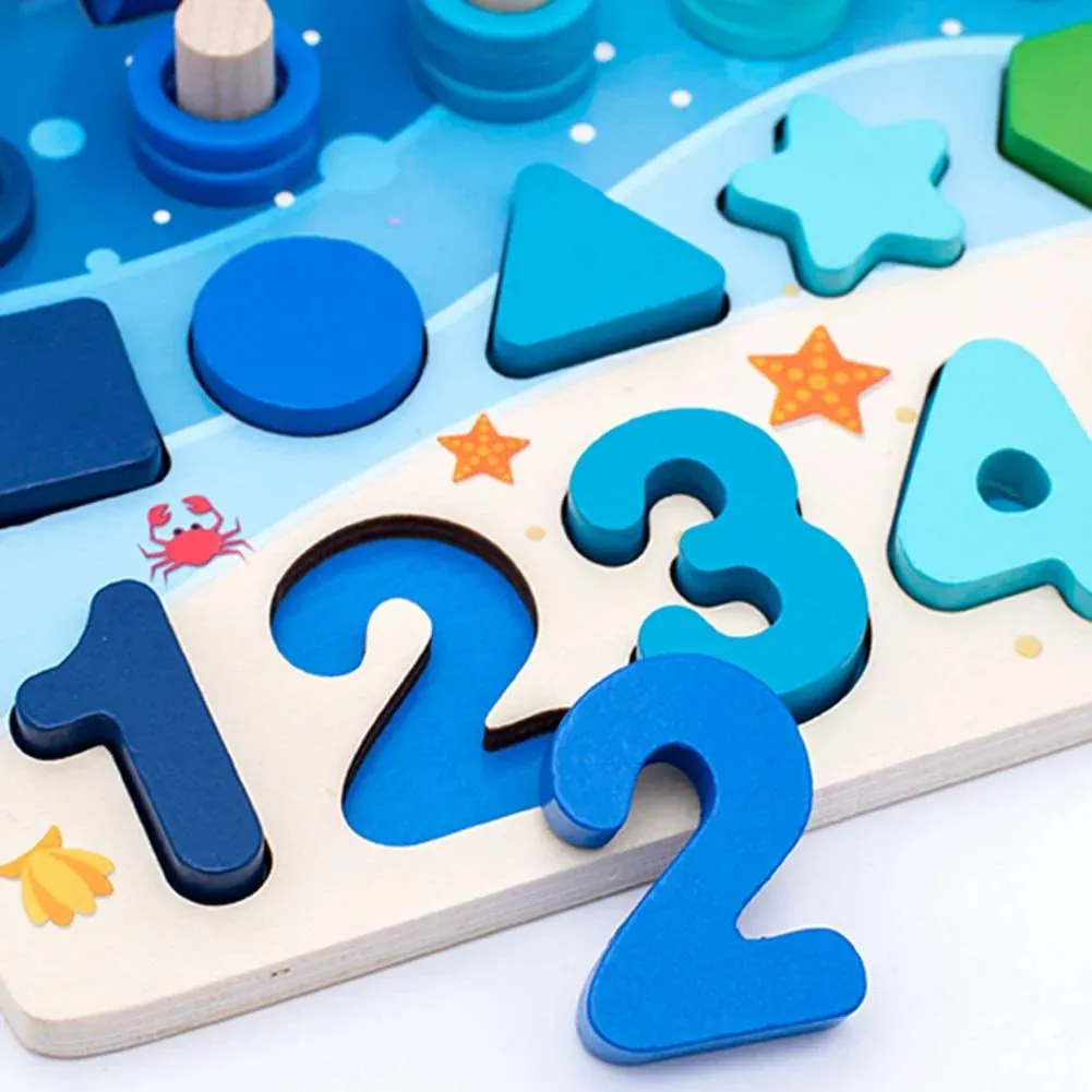 Promoting Skills - Montessori Wooden Play Board