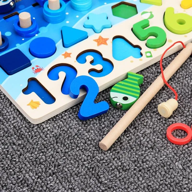 Promoting Skills - Montessori Wooden Play Board