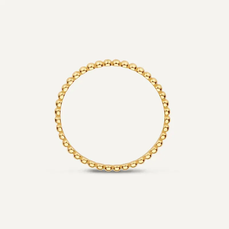 Prong Beaded Zirconia Rings Set