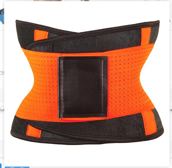 "Waist Trimmer Belt Body Shaper Abdominal Trainer Weight Loss Fat Burning Straps"