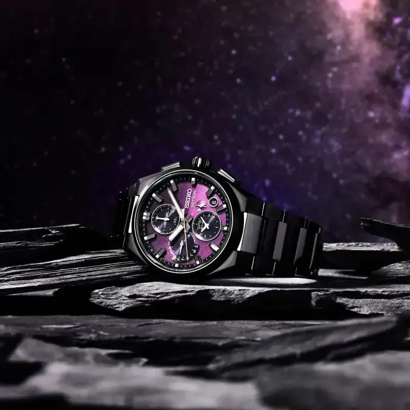 Seiko Astron GPS Solar 5X Dual Time Chronograph ‘Yozakura’ – Cherry Blossom by night – Limited Edition