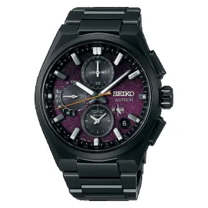 Seiko Astron GPS Solar 5X Dual Time Chronograph ‘Yozakura’ – Cherry Blossom by night – Limited Edition