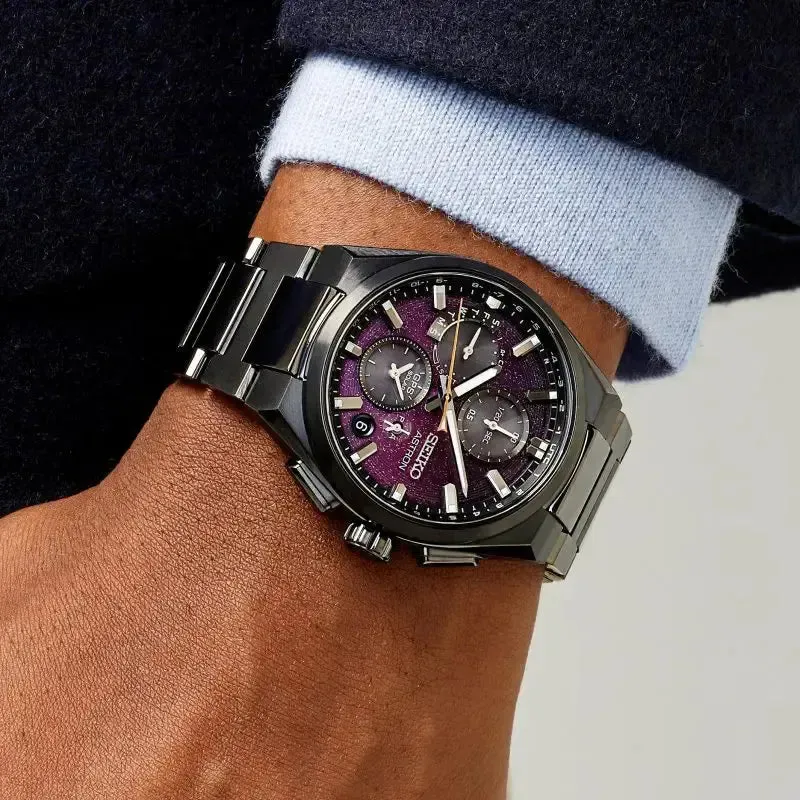 Seiko Astron GPS Solar 5X Dual Time Chronograph ‘Yozakura’ – Cherry Blossom by night – Limited Edition