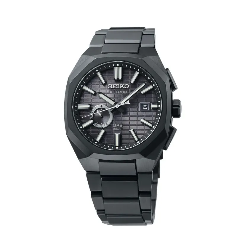Seiko Astron GPS Solar 'Jet Black' Crystal Box
