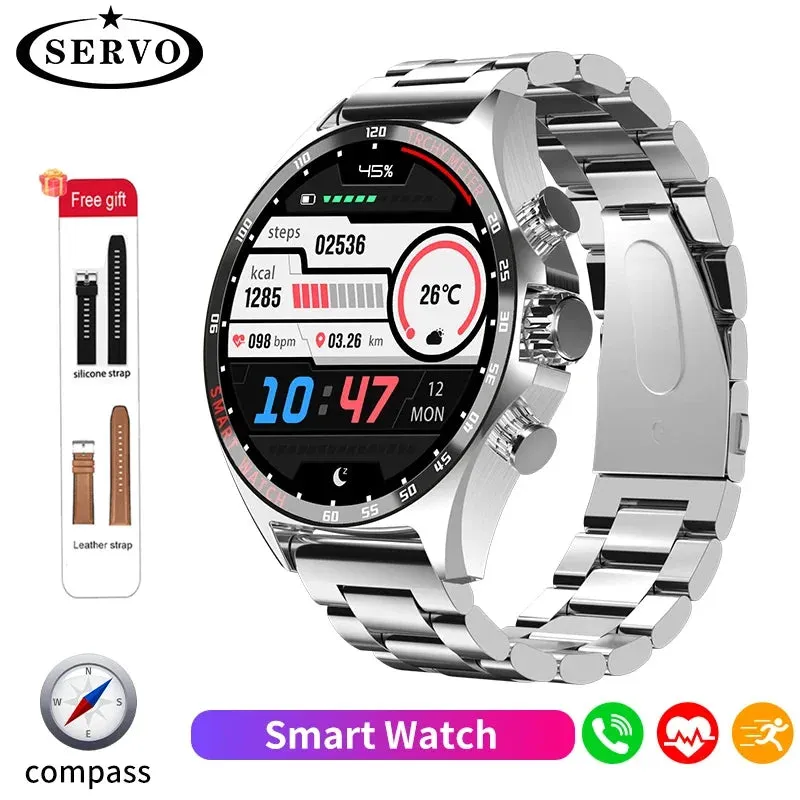 SK27 Original Smart Watch for Man Woman Bluetooth Call Heart Rate ECG Monitoring NFC Compass IP68 Waterproof Sport Watch Music