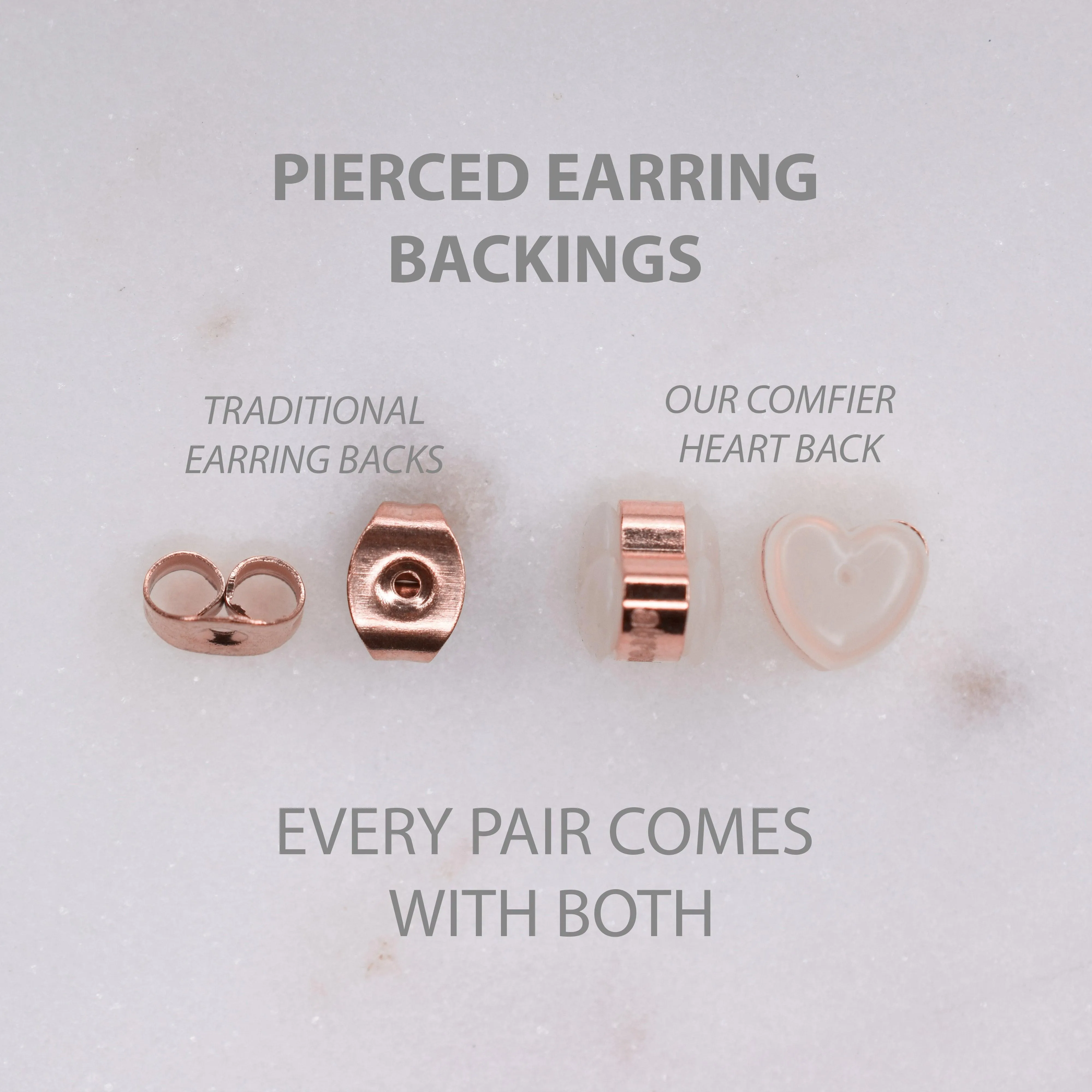 SMALL HOOP EARRINGS IN ROSE GOLD