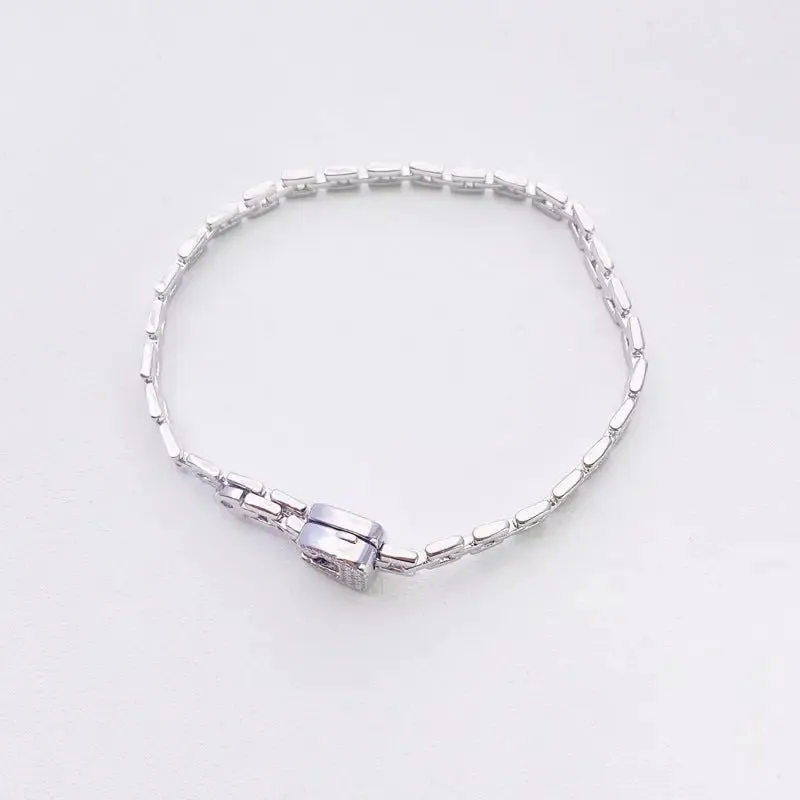 Soft Chain Snake Bracelet: Adjustable Length & Unique Horseshoe Design