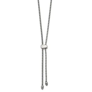 Stainless Steel Polished Fancy Adjustable up to 20.5in Necklace