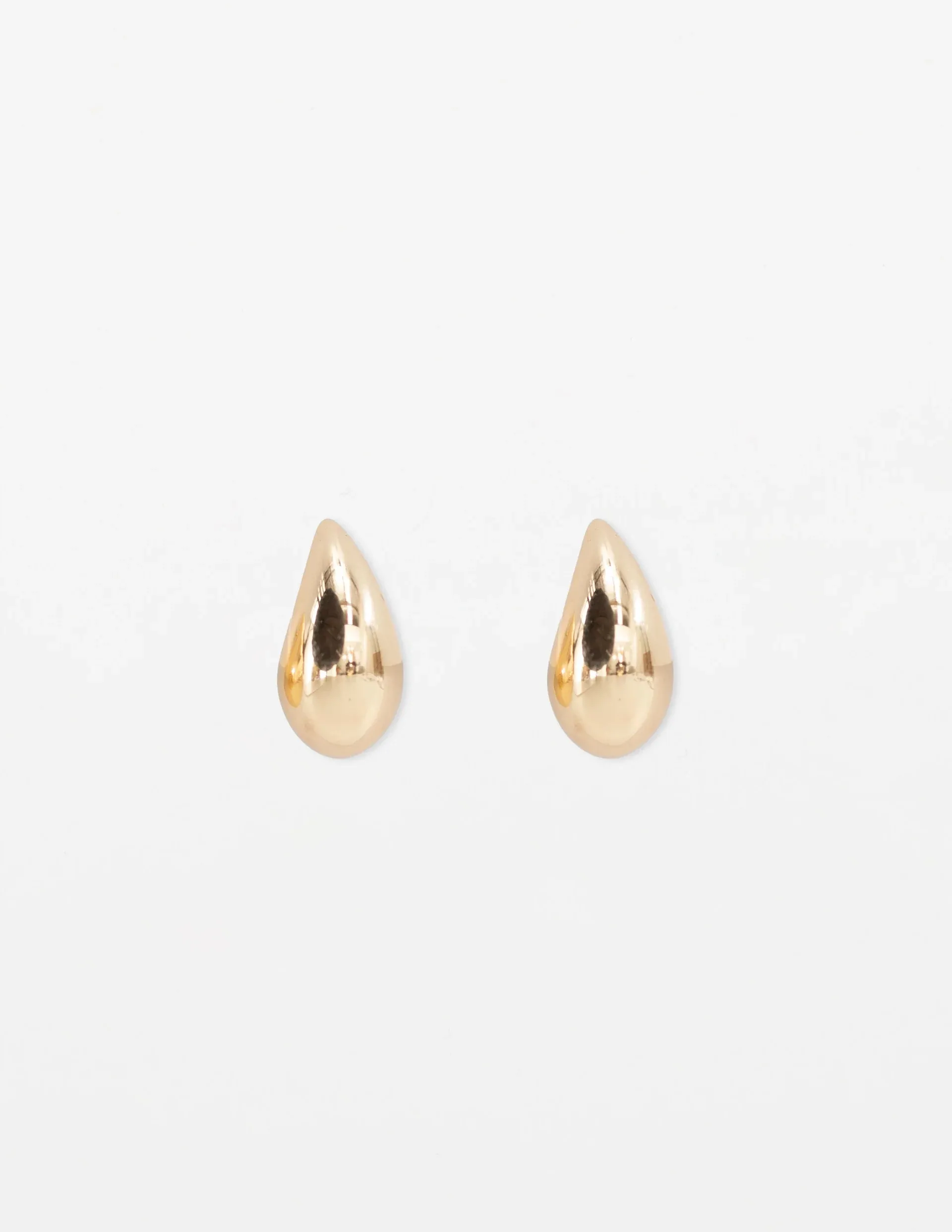 Stella   Gemma Tear Drop Earrings - Gold