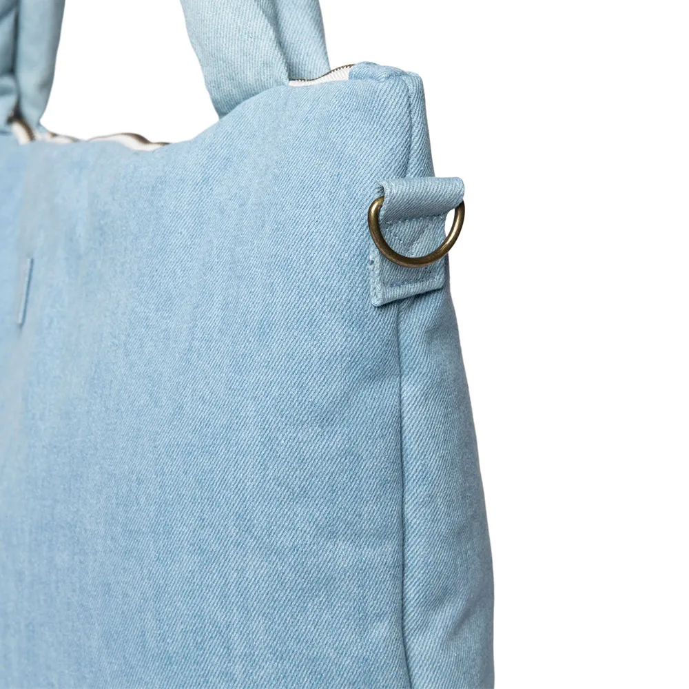 Studio Noos diaper bag 'Denim' Solid