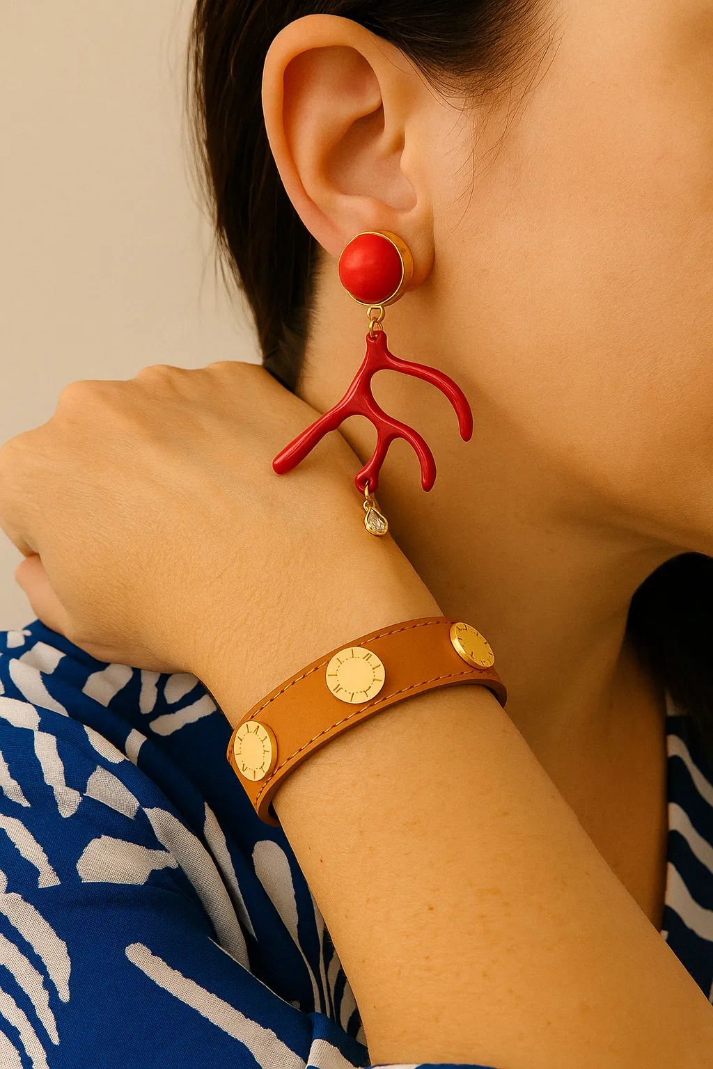 TACHAS Camel Leather