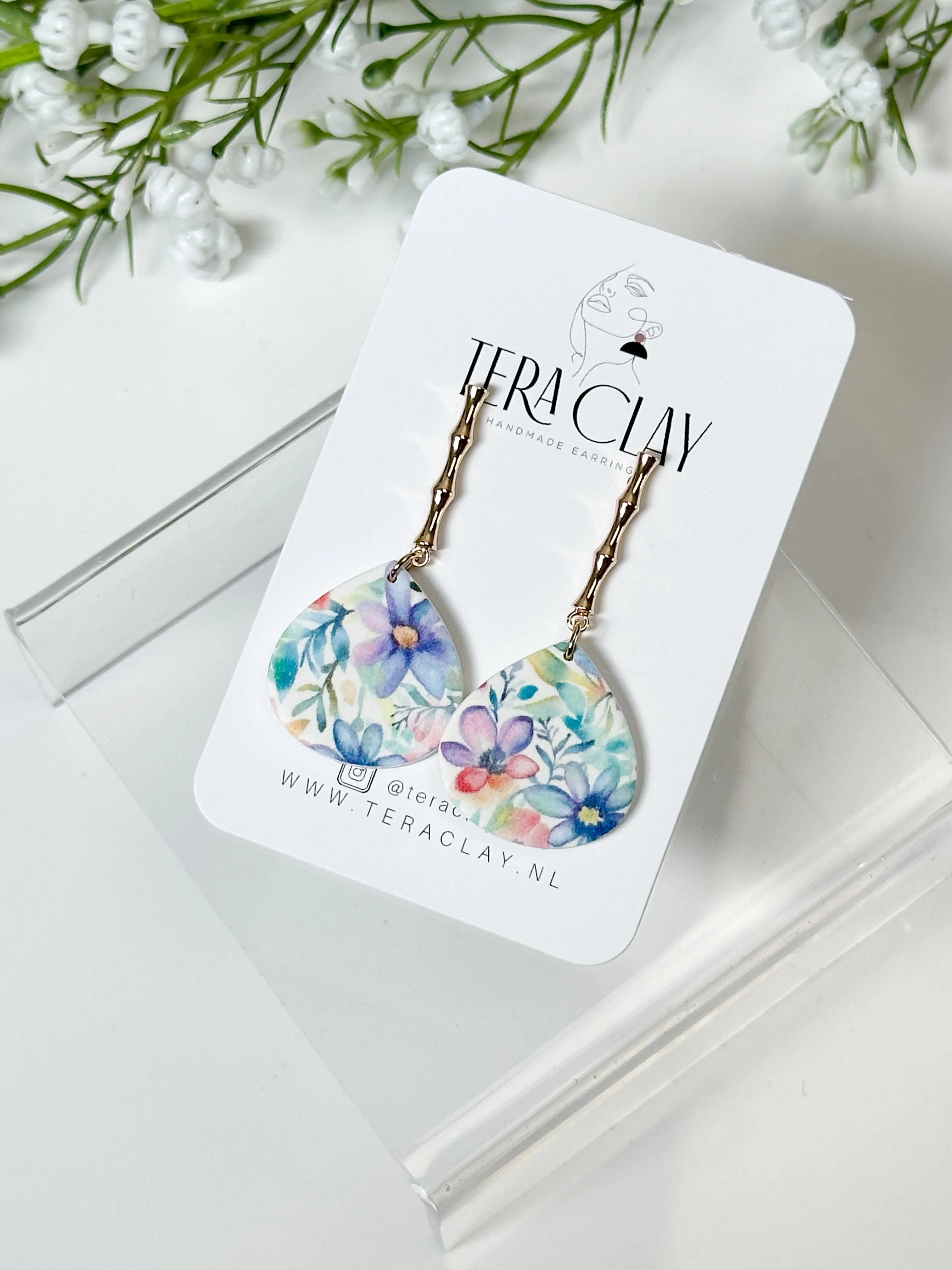 The Floral Drop Dangles