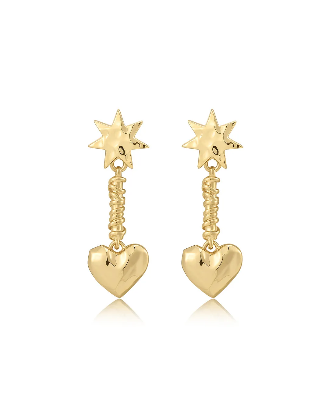 The Molten Heart Drop Studs