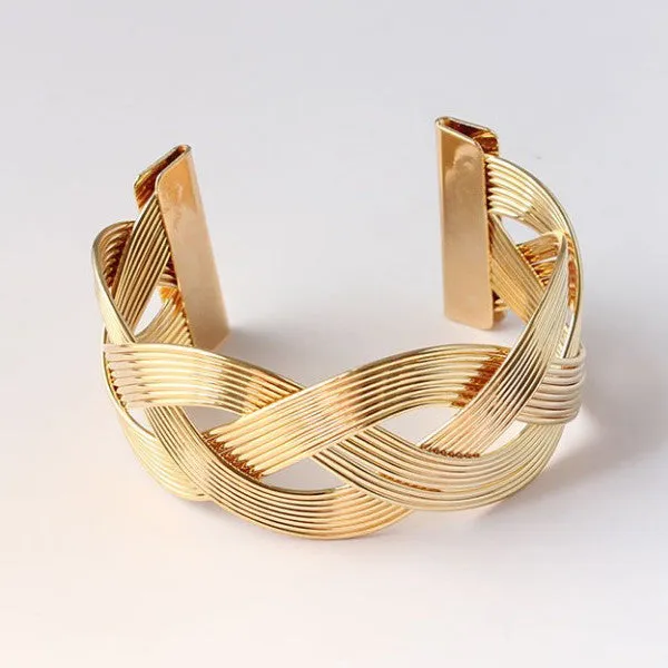 Thin Strands Flat Braid Bracelet