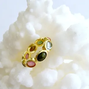 Tourmaline Stacking Ring