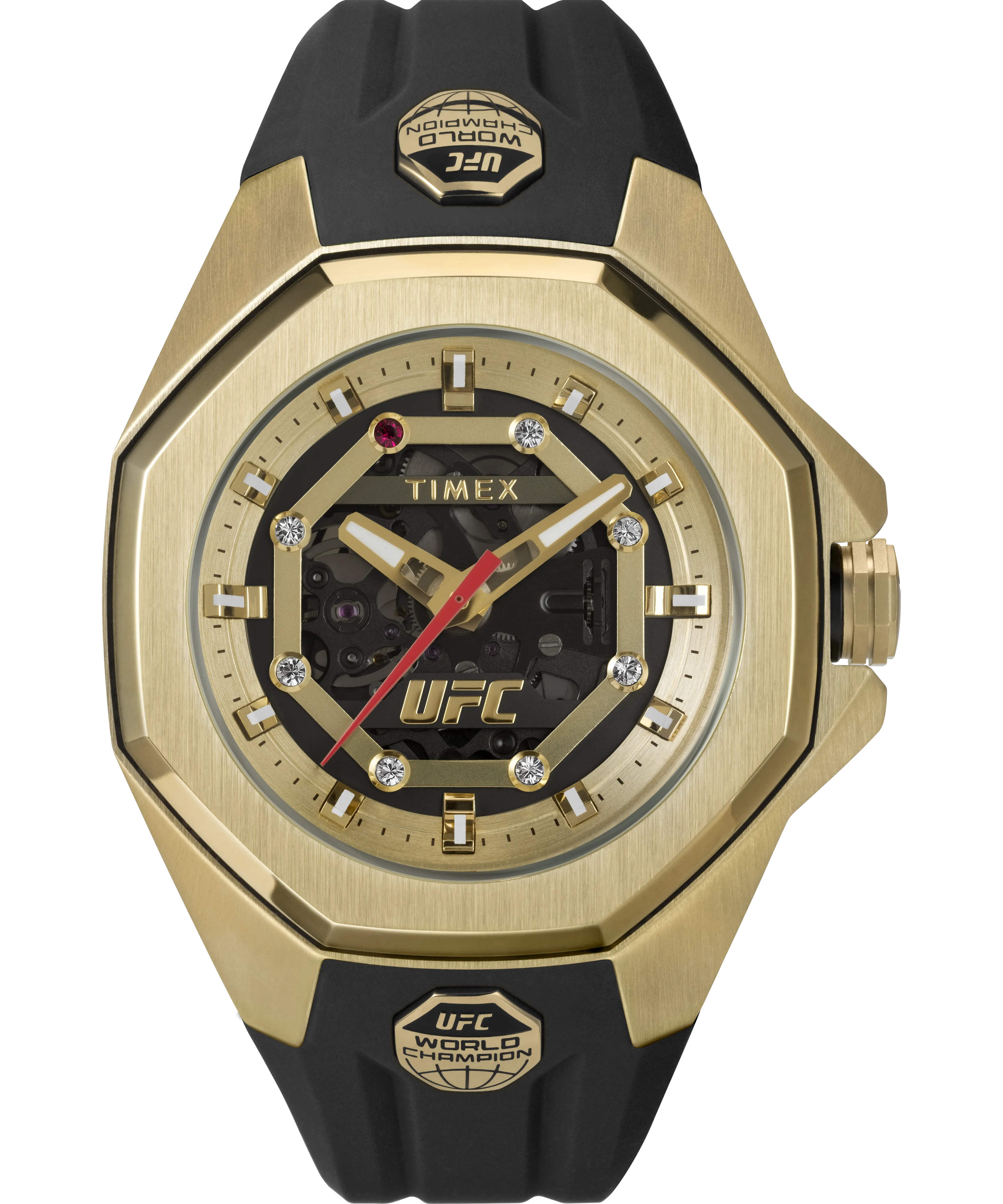 UFC PRO 45MM WORLD CHAMPION EDITION AUTOMATIC GLD BLK SILC TW2V86500