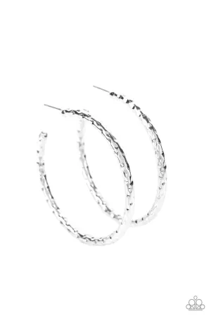 Urban Upgrade Silver Paparazzi Earrings