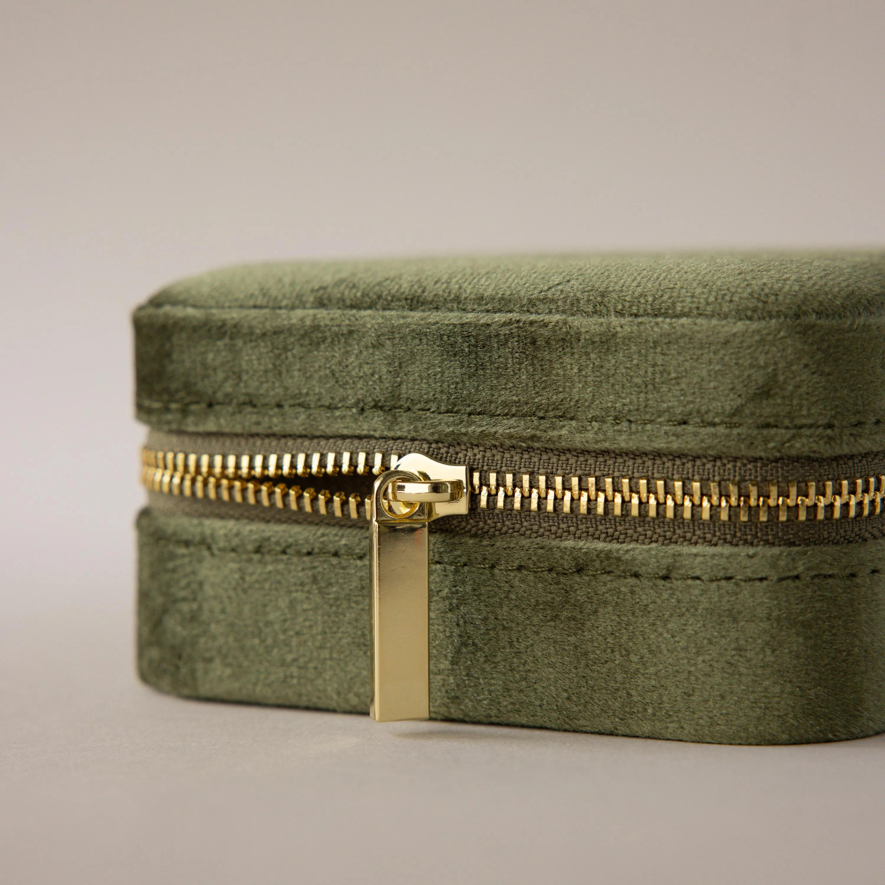 Velvet Mirror Jewelry Box