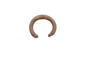 Vintage African Striped Cuff Bracelet