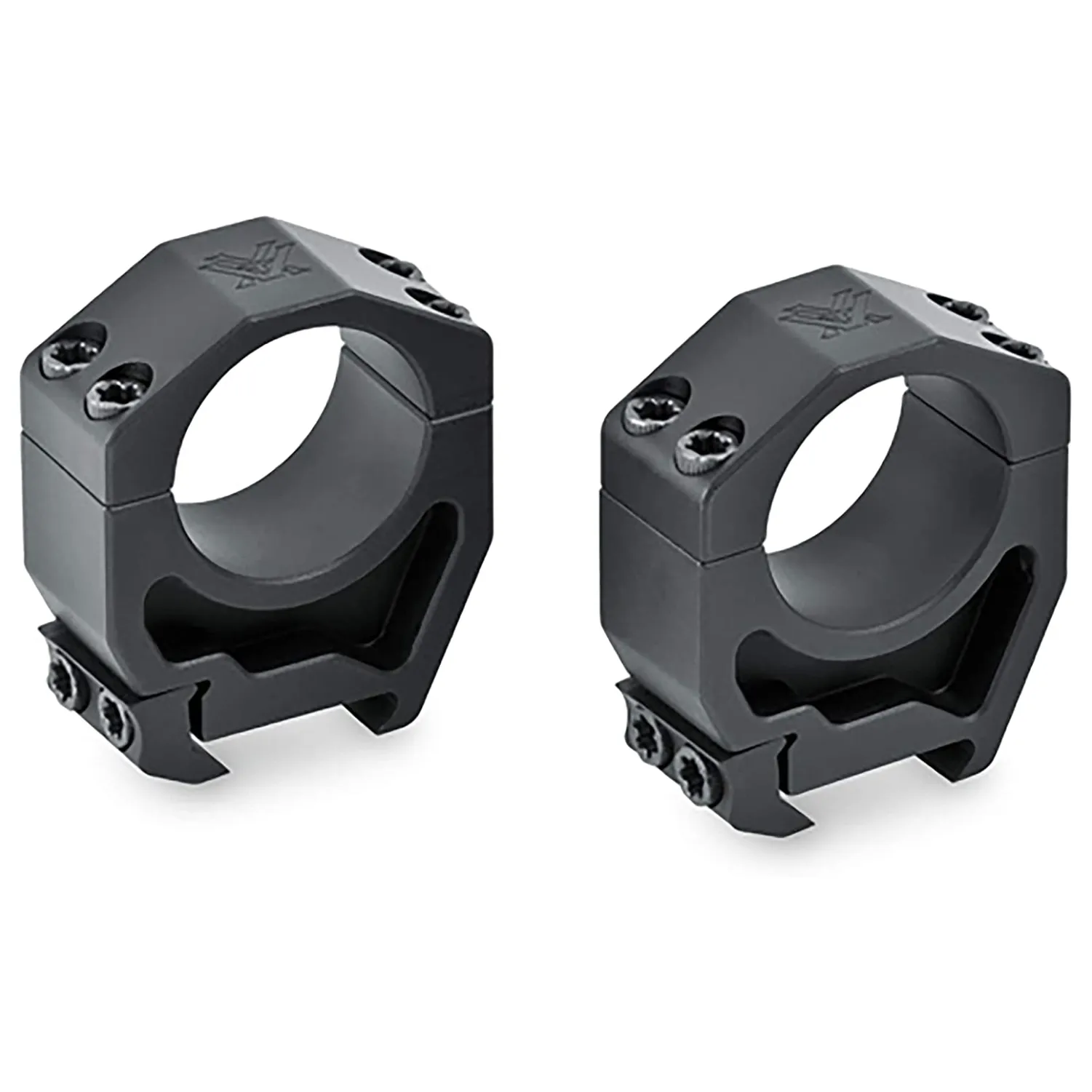 Vortex Optics Precision Match 30mm Rings Set High 1.26 in with Free Hat Bundle
