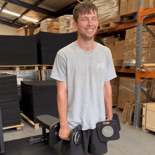VULCAN Adjustable Dumbbells & Stand | IN STOCK