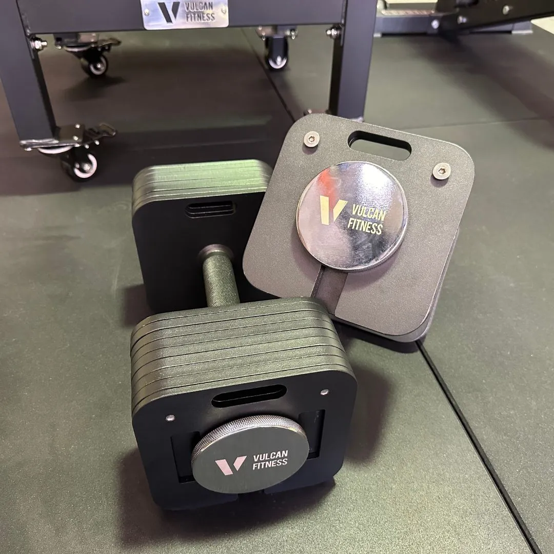 VULCAN Adjustable Dumbbells & Stand | IN STOCK