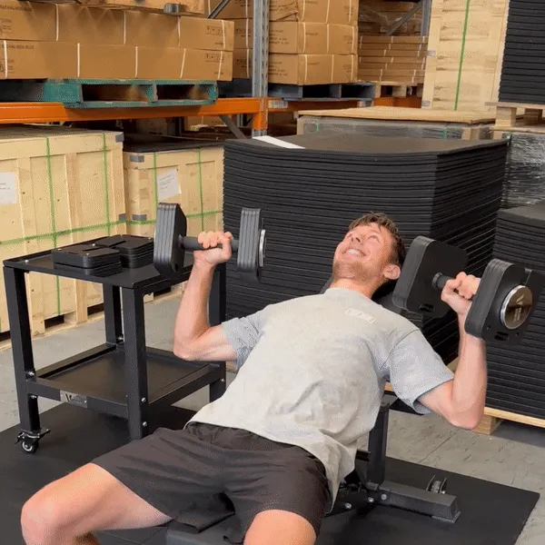 VULCAN Adjustable Dumbbells & Stand | IN STOCK
