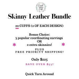 (Wholesale) 3 BUNDLE OPTIONS | SPRING Blossoms | Skinny Leather Bracelets | Save more than $64!