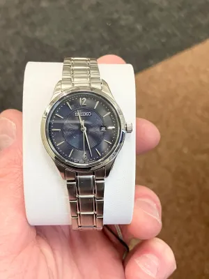 Women's Seiko Blue Dial Stainless Steel Watch