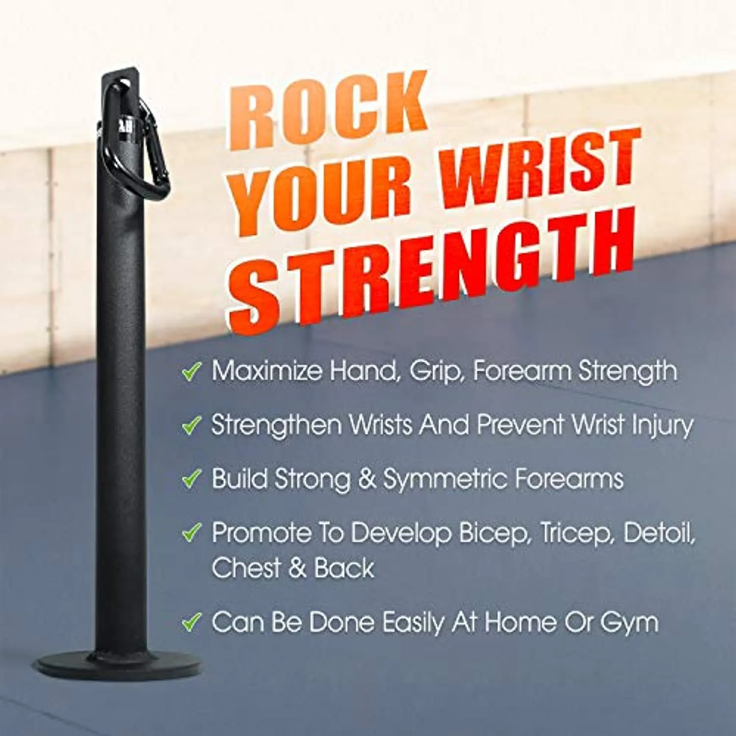 Yes4All Weight Plate Loading Pin 1 inch and 2 inch, Fitness LAT Cable Pulley System Gym, Heavy Duty Gym Equipment For Home with Tricep Rope Cable Attachment