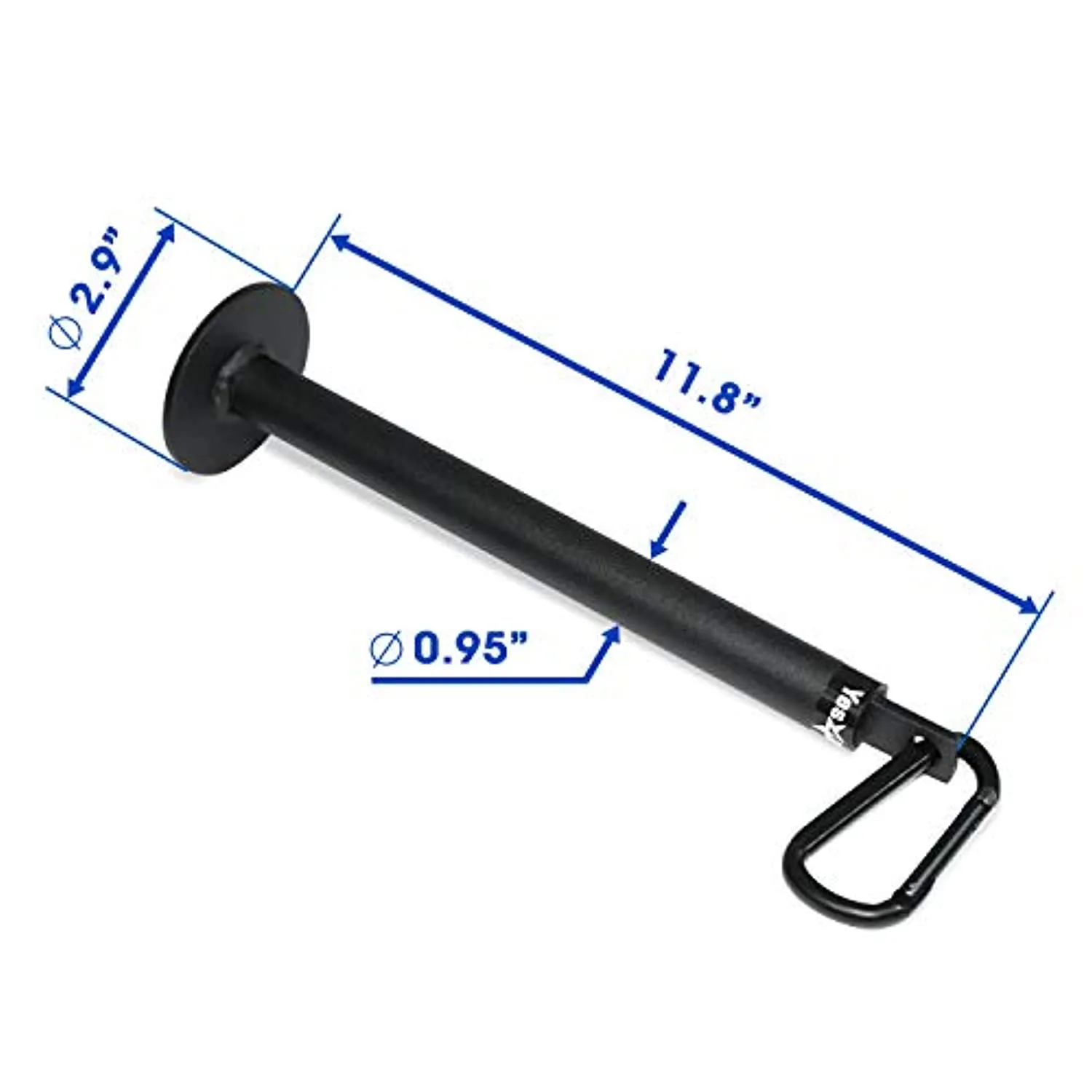 Yes4All Weight Plate Loading Pin 1 inch and 2 inch, Fitness LAT Cable Pulley System Gym, Heavy Duty Gym Equipment For Home with Tricep Rope Cable Attachment