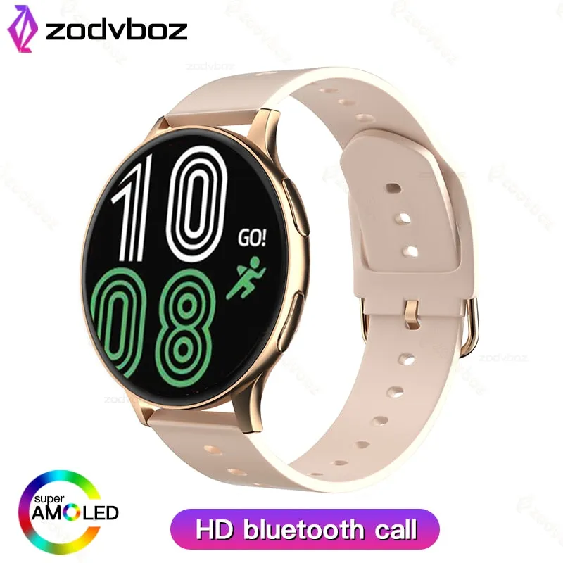 Zodvboz 2022 New Smart Watch Round Smartwatch Bluetooth Calls Watches Men Women Fitness Bracelet Custom Watch Face  Gift Box