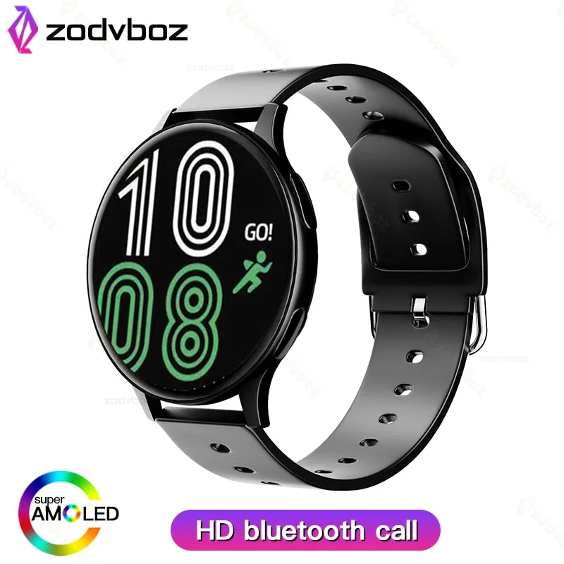 Zodvboz 2022 New Smart Watch Round Smartwatch Bluetooth Calls Watches Men Women Fitness Bracelet Custom Watch Face  Gift Box